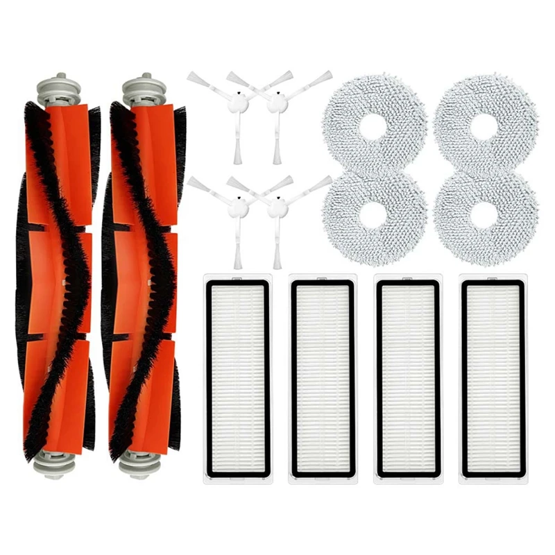 

For Xiaomi Robot Vacuum S10+ / S10 Plus Spare Parts Parts Main Side Brush Hepa Filters Mop Rag Cloth