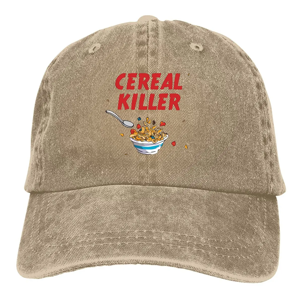 

Breakfast Baseball Cap Men Hats Women Visor Protection Snapback Cereal Killer Caps