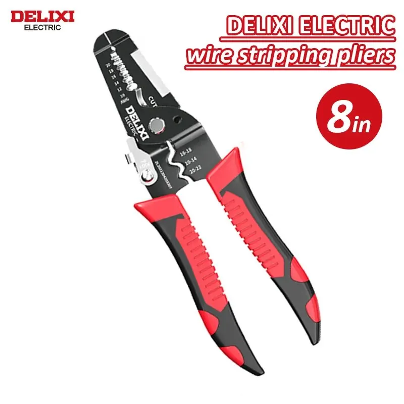 DELIXI ELECTRIC Wire Stripping Pliers Wire Pressing Pliers Wire Cutting
