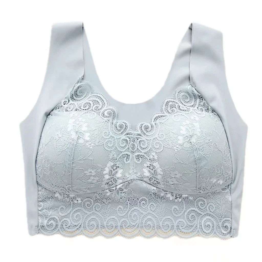 Women Lingerie Bra Lace Camisole Underwear Breathable V Neck Gather Up Soft Comfortabl Casual