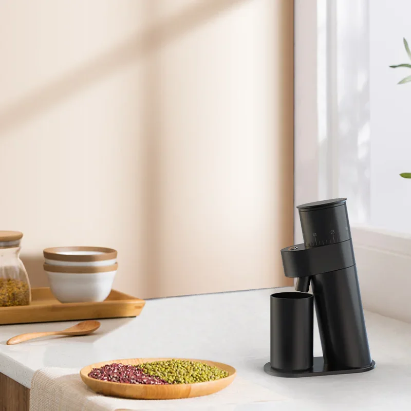 OEM Coffee Grinder electric burr one-touch automatic grinder with 45 scales grinding selection coffee bean grinder 6