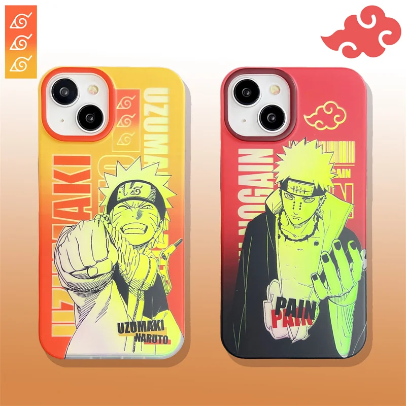 Anime U-Uzumaki Narutos Custodie Per Telefoni Antidolorifici Per Iphone 15 14 13 12 11 Pro Max Hot Cool Cartoon Anime Role Back Protect Cover Fundas