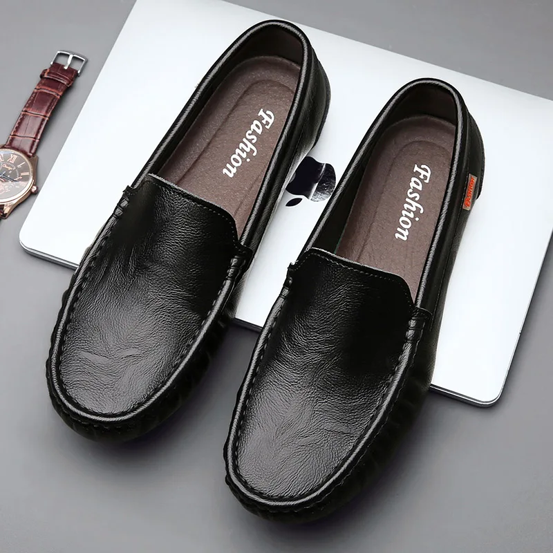 Spring New Bean Shoes, Small Leather Shoes, Business Casual Shoes, Driving Shoes