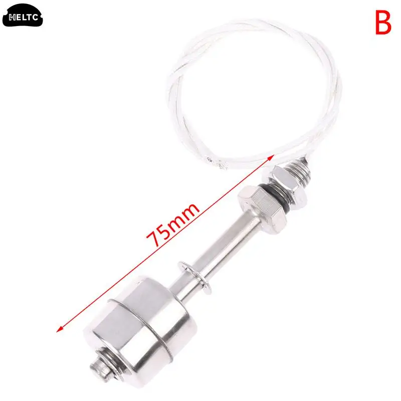 Stainless Steel Float Switch Tank Liquid Water Level Sensor Double Ball Float Switch Tank Pool Flow Sensors 45/75/250/300/350mm