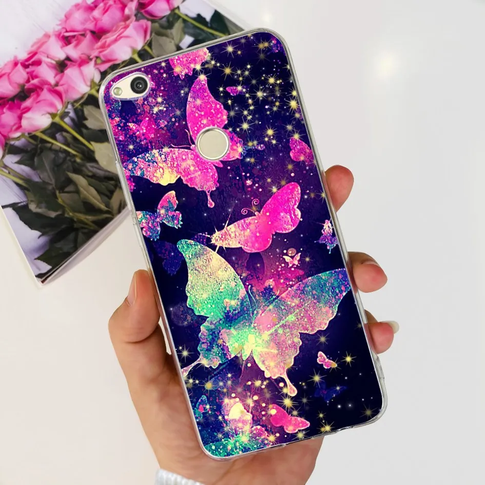 Floral Love Heart Soft Silicone Clear Phone Case