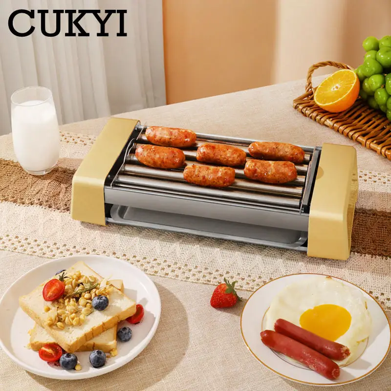 Automatic Rotary Grill Thermostatic Desktop Barbecue Machine