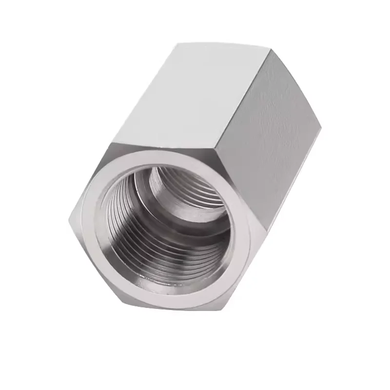 M8 M10 M12 M14 M16 1/8" 1/4" 3/8" 1/2" BSP NPT Metric Female Stainless Steel Socket High Pressure Pipe Fitting Adapter Coupling