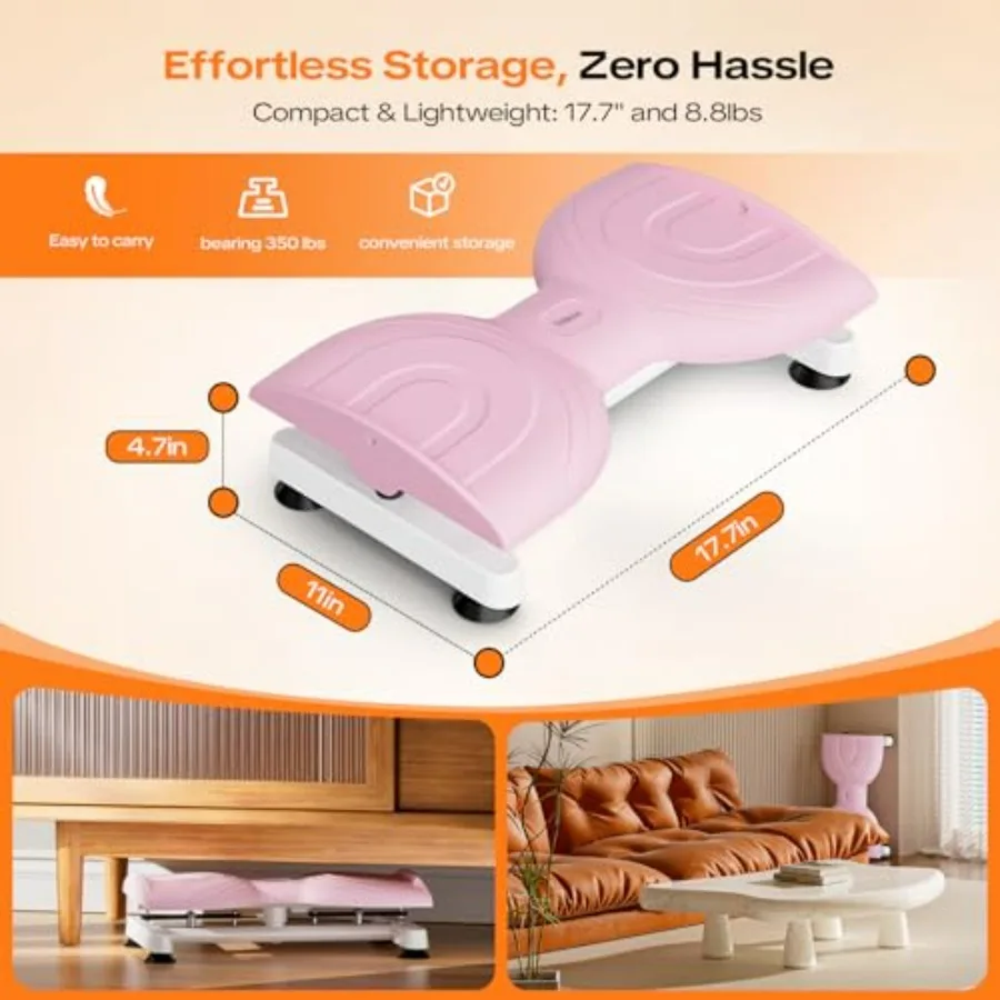 Waist Twister Machine Exercise, Noiseless Anti-Slip Ab Twister Board for Women & Men, Core Abs Workout Home Gym Exercise Equipme