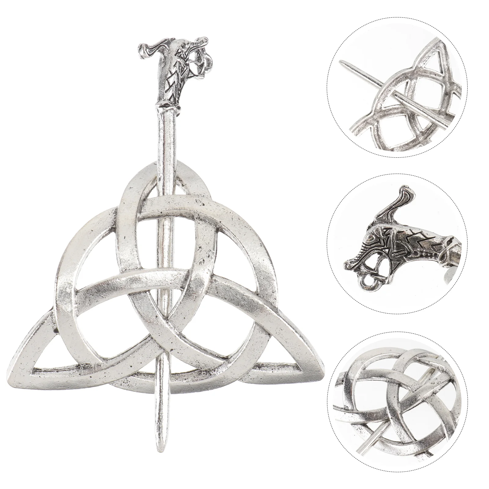 

Hair Clip Metal Hair Slide Vintage Knot Hair Pin for