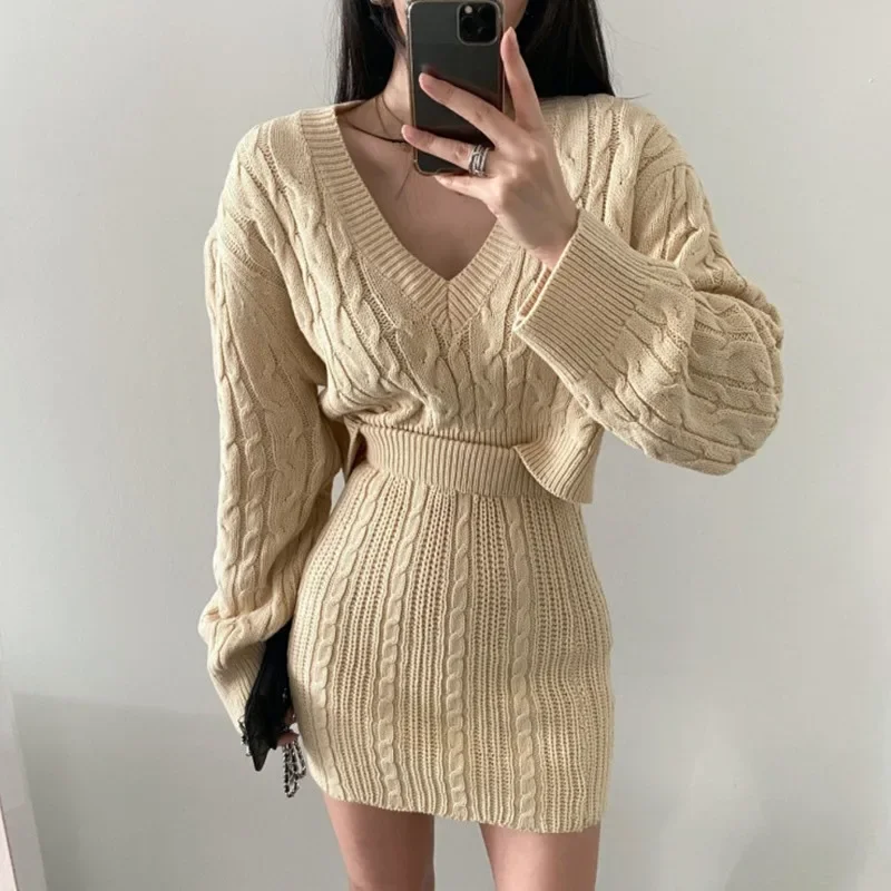 Women Linen V Neck Short Dress
