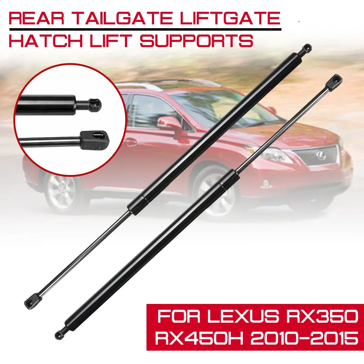 

Car Rear Trunk Tailgate Tail Gate Boot Gas Spring Shock Lift Struts For Lexus RX350 RX450h 2010 2011 - 2015 Support Rod Arm Bar