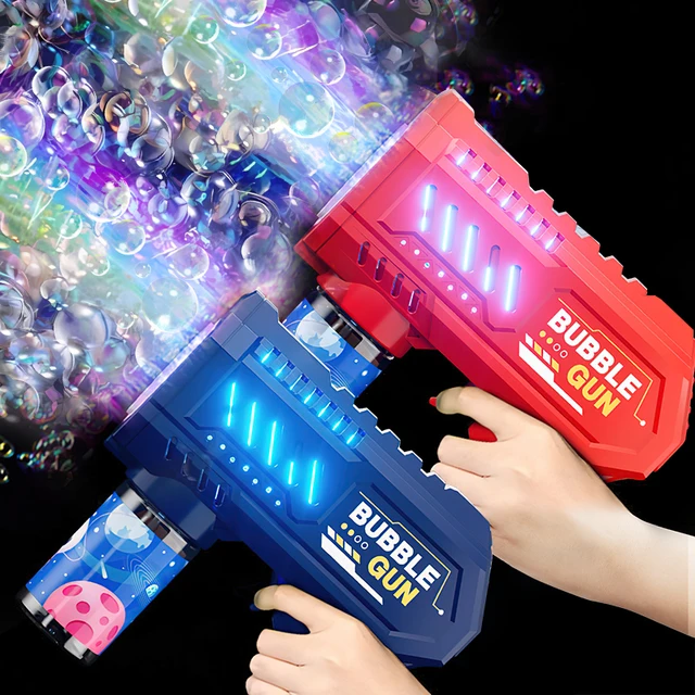 Full-Automatic Space Bubble Blowing Toy Bubble Gun Outdoor Bubble Machine Gift Holiday Gift Toy (Without Bubble Water) 3