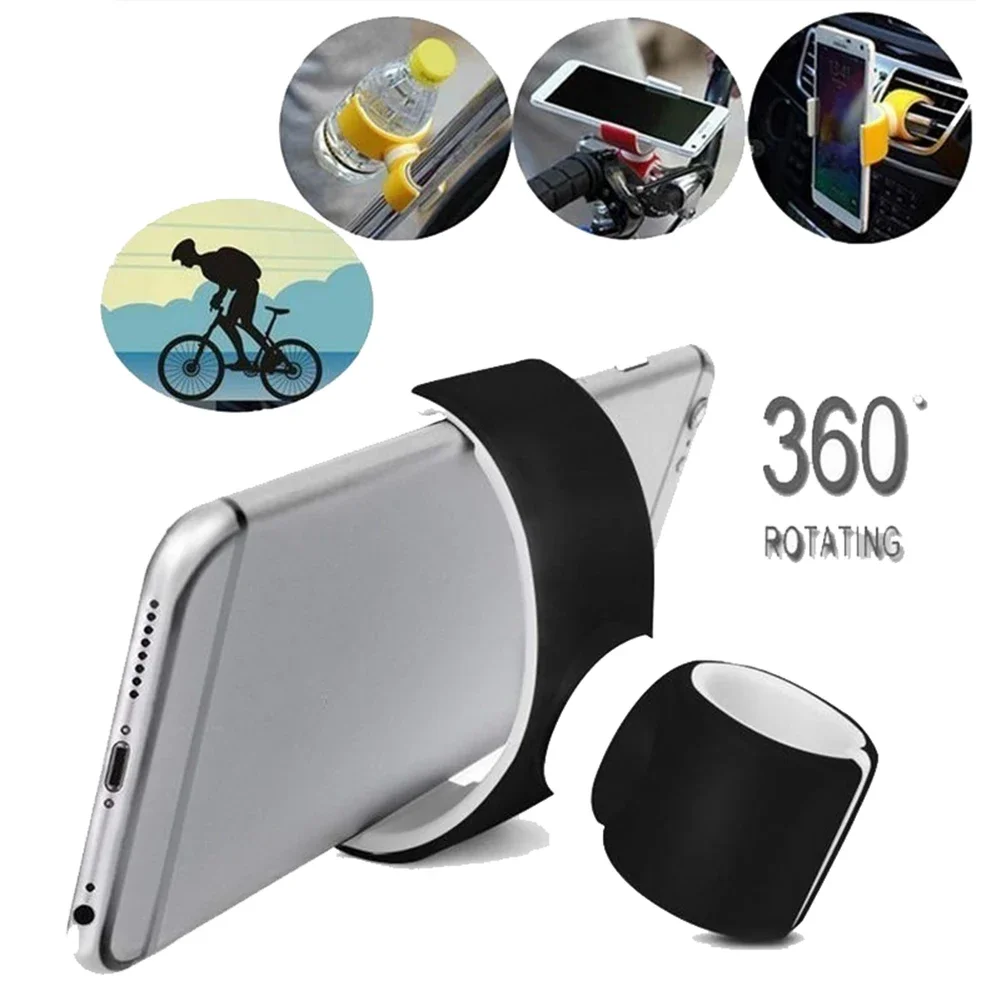 

Mini Size Phone Bracket Holder Stand Phone Bracket Mini 360 Degree Universal Car Air Vent Mount Bicycle Car Accessories