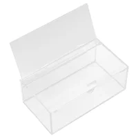 Dryer Sheet Box Laundry Beads Dispenser Clear Organizer with Lid Multifunction Container Acrylic Case Containers 1