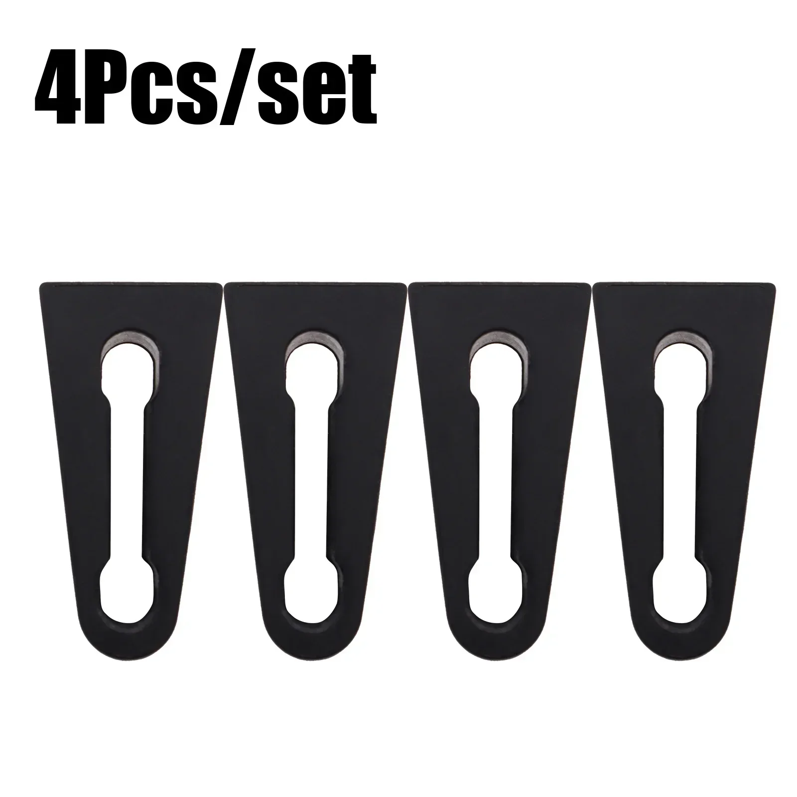 4-Piece Shock Absorber Rubber Pad Set - Front Door Lock Buffer & Quiet Seal Dampener Replacement Accessories