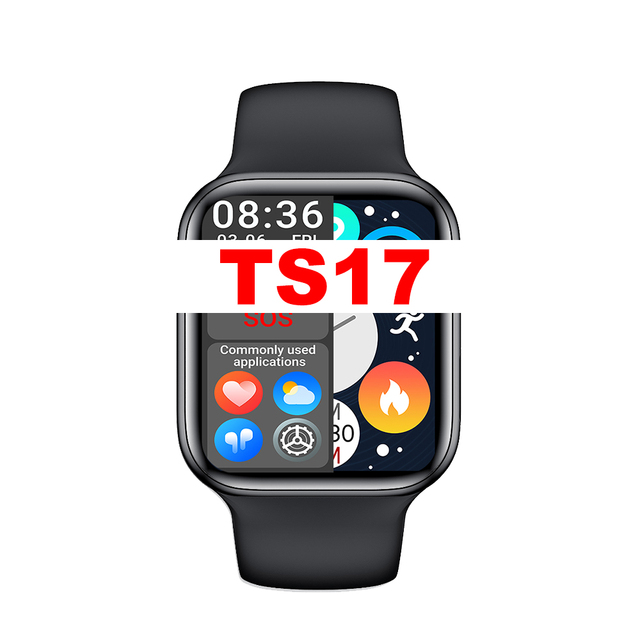 Quality Smartwatch TS17 1.69inch BT Call Heart Rate Monitor Message Reminder Sport Android Smart Watch Men Women Pk X8 Max