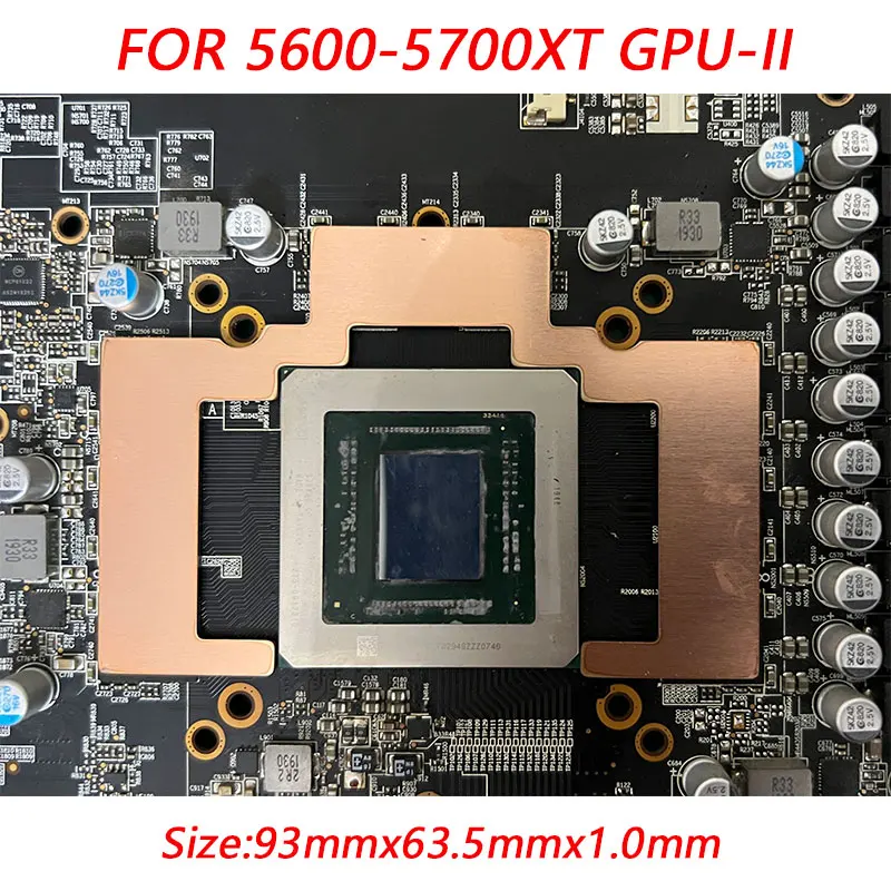 Gpu Ram Dissipador de Calor de Cobre para Memory Miner Arrefecimento 1540 Graus Almofada Térmica Rtx 3060 3070 3080 3090 5600 5700 - Imagem 3