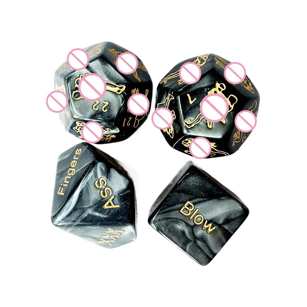 Sexy Dice Set Fun Adult Love Posture Couple Game Sex Noctilucent Erotic Lovers Position Foreplay Romantic Party Toys
