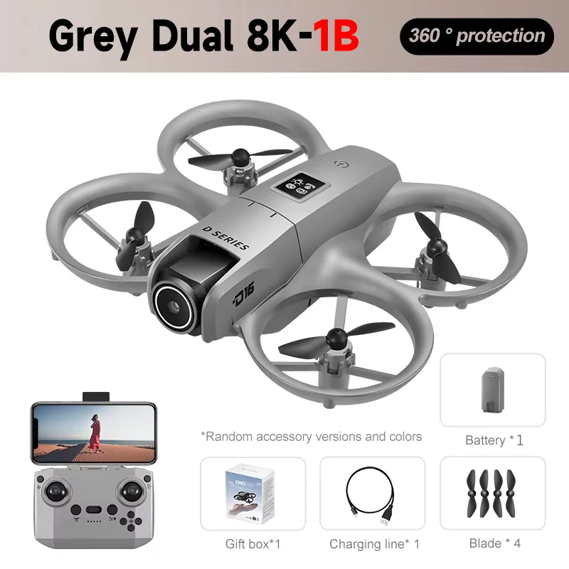 Grey Dual 8K-1B