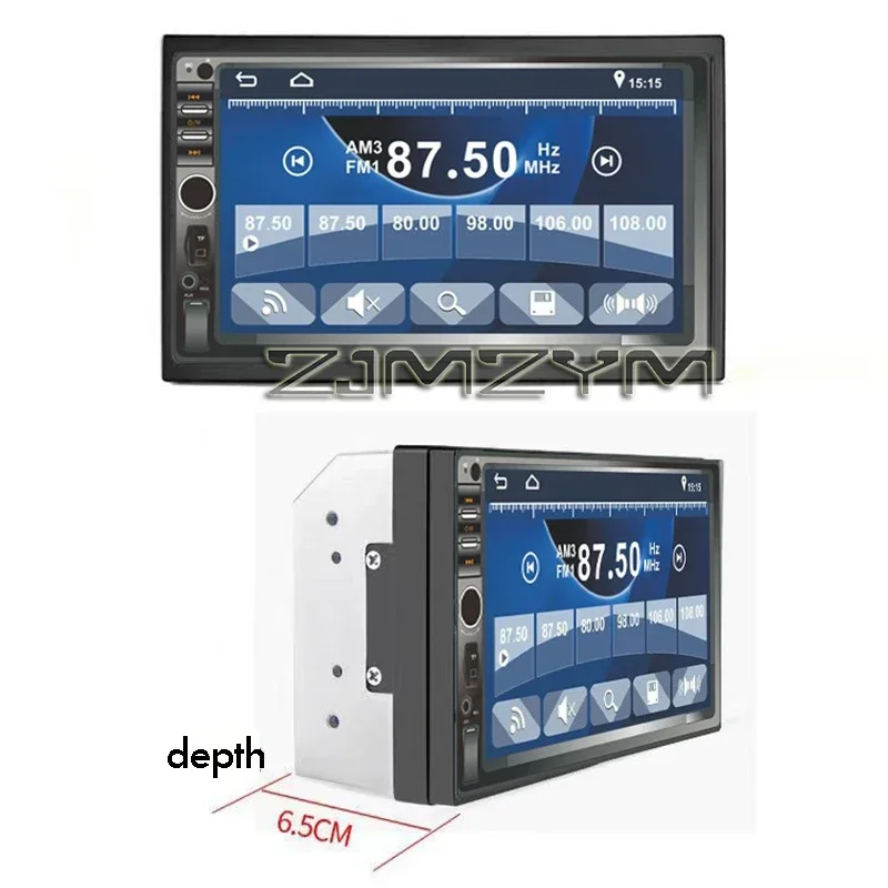 Car Radio Player Car MP5 Player Bluetooth GPS Radio USB Card Bluetooth Power Amplifier 7 Inch Touch Screen