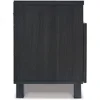 Signature Design by Ashley Yarlow Urban TV Stand Fits TVs up to 68" with 3 Cabinet Doors and Adjustable Storage Shelves, Black 5