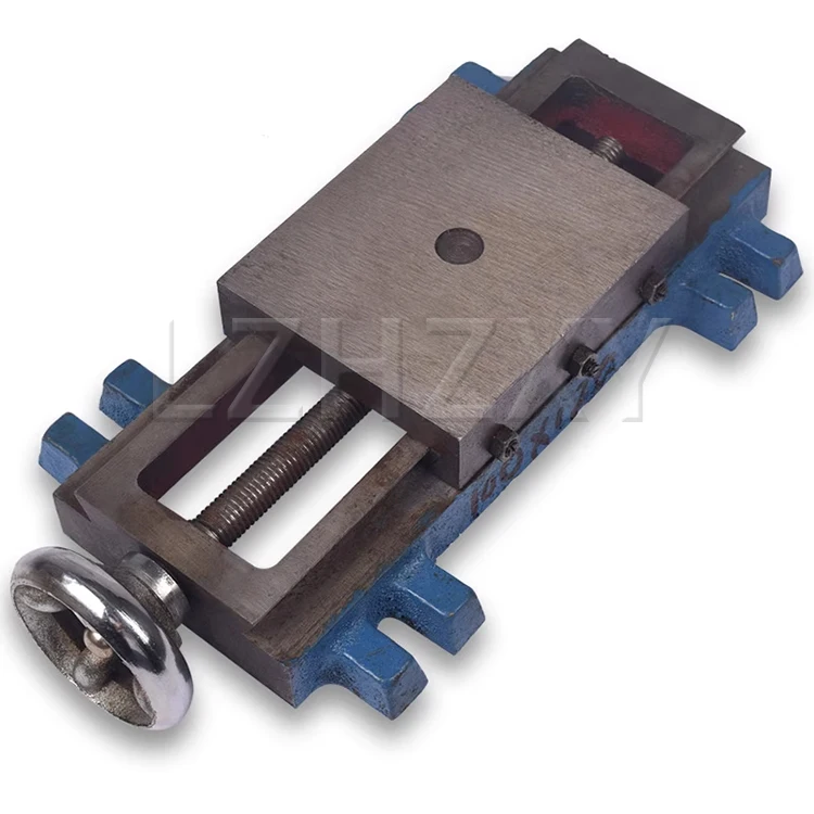 Precision heavy-duty cross slide dovetail slot drag plate hand crank screw movin