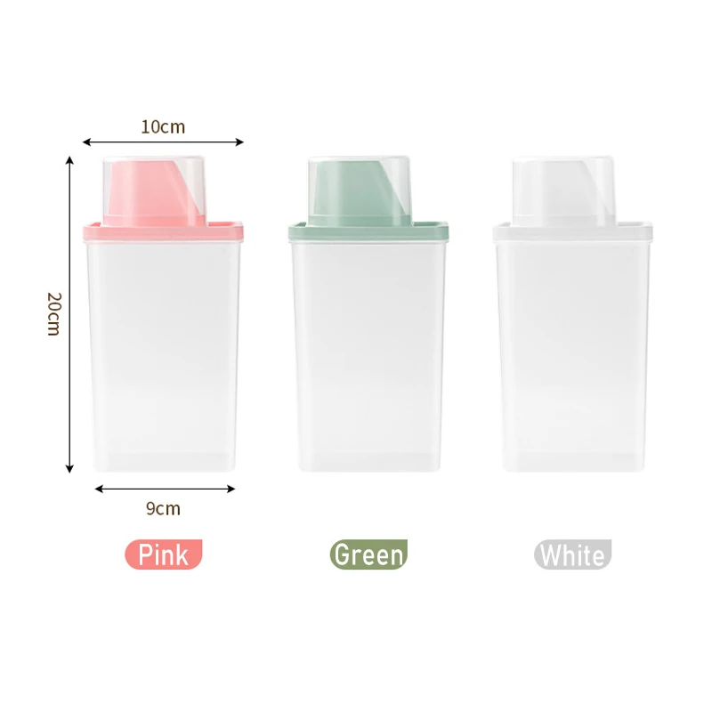 Airtight Cereal Container with Measuring Cup, Transparent Grain Storage with Leak-Proof Spout, for Kitchen Pantry Organization