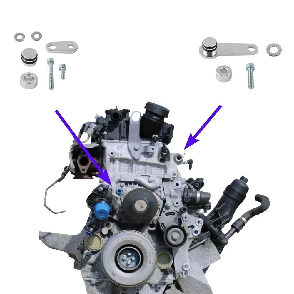 Valve Gasket Repair Kit For BMW B47 2.0 D F20 F21 F22 F23 F30 F31 F32 aluminum gasket kits swirl flaps repair kit