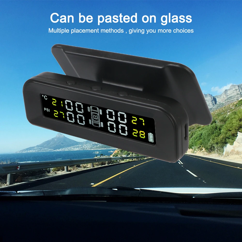 Ʈ ڵ  TMPS ڵ  溸, Ÿ̾ з ͸ ý, LCD ÷, ¾籤 , 4  ܺ 