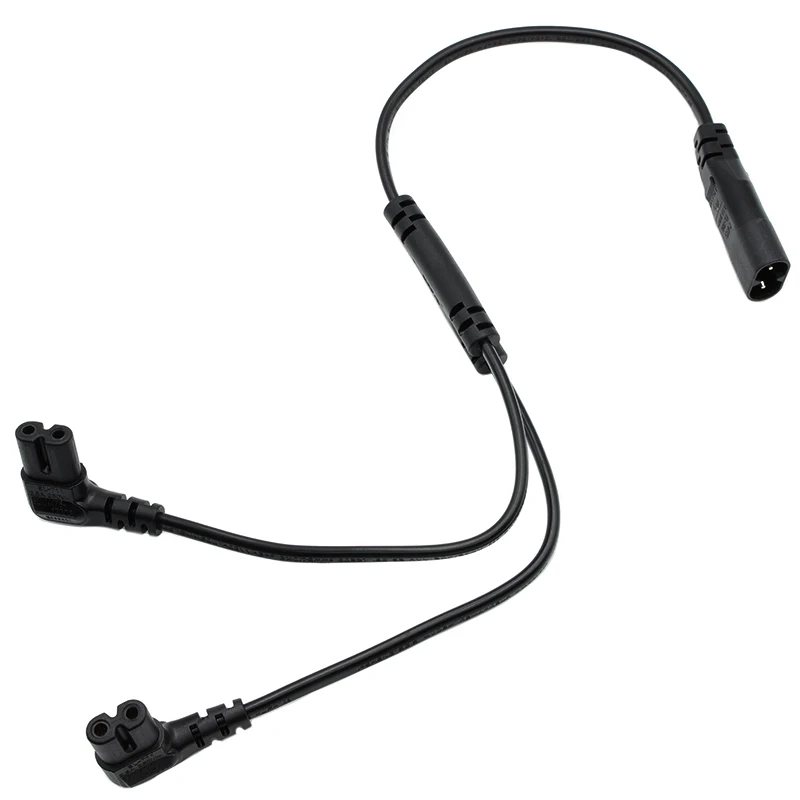 IEC 320 c14 to c5+UK socket AC Power A Connector Converter line,British standard three square socket/C5 female to c14 male plug