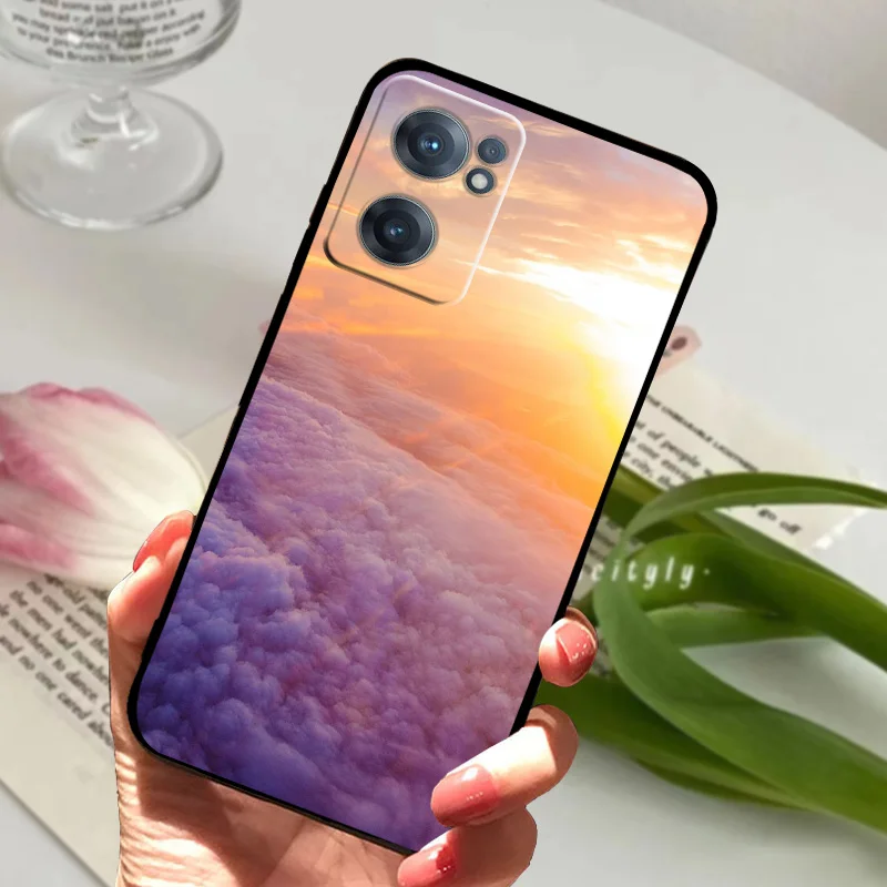 Animal Cartoon Painted Soft Silicone Phone Case - Black Coque