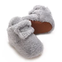 0-18Months Winter Snow Baby Boots Newborn Warm Booties Soft Sole First Walkers Shoes for Baby Infant Shoes Toddler 4