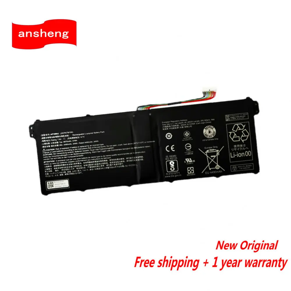 Bateria para Acer Extensão 15 N19c1 Aspire A31554 56-594w A31522 41-r7sb 42-r7n2 N17q4 A11432-c2x1 7.7v 37wh de Alta Qualidade