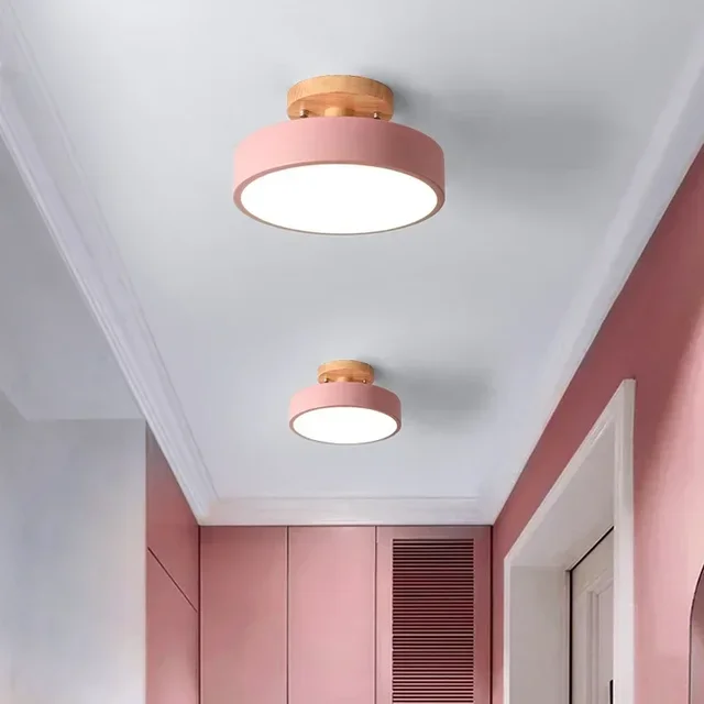 Nordic Wooden Ceiling Lamp 4