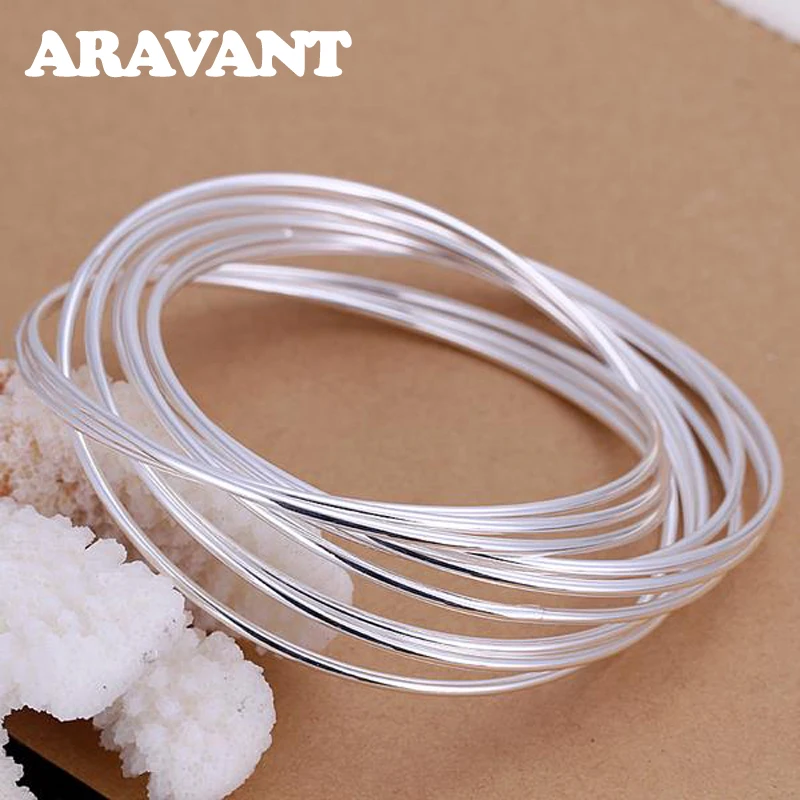 Silver Ring Bangle Set For Men Women Silver Jewelry Set Jewelry Set