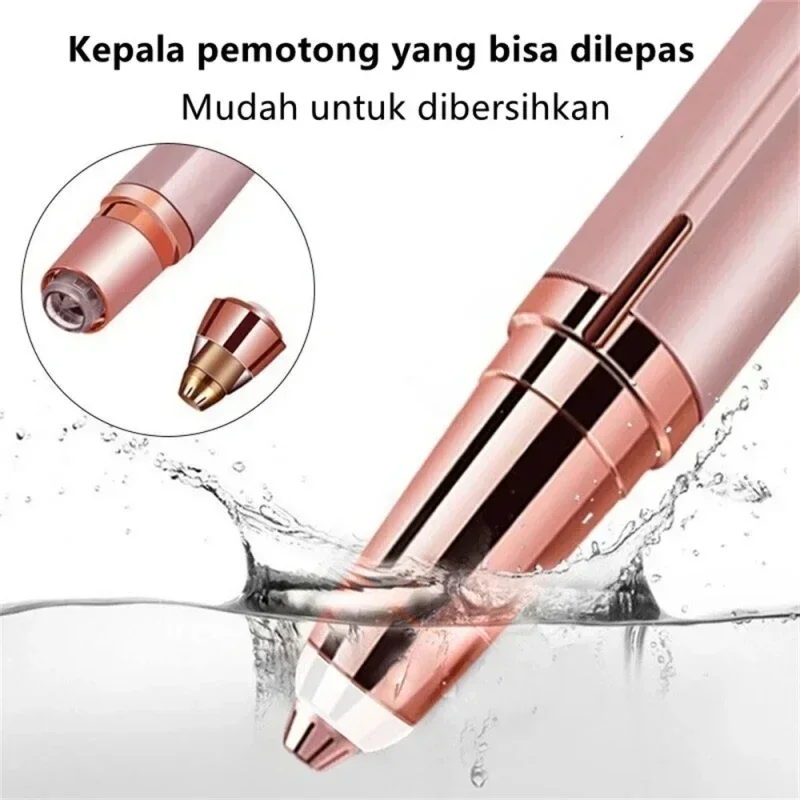 Electric Face Eyebrow Trimmer Eye Brow Shaper Pencil Hair Remover For Women Makeup Painless Automatic Eyebrow Shavers Depilator