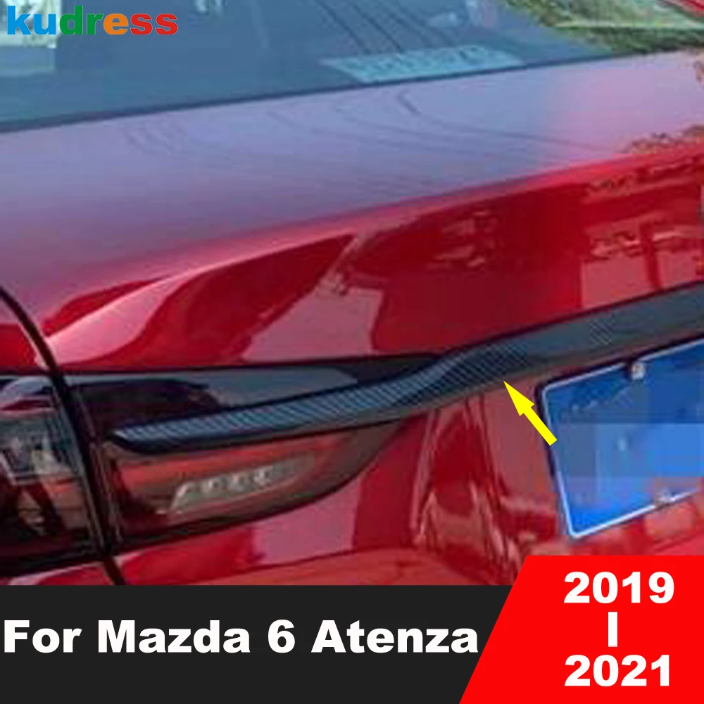 Задняя Крышка багажника из углеродного волокна для Mazda 6 Mazda6 Atenza 2019 2020 2021 отделка