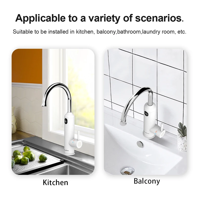 Briwellna 3.2KW سخان المياه السخان الفوري صنبور ال...