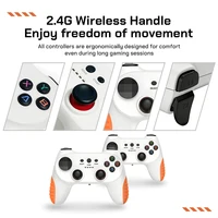 Nouvelle console de jeu vidéo 4K X10 PRO 128 Go 2026 avec jeux 3D intégrés, 50K jeux, plus de 40 émulateurs, jeux rétro et deux manettes 2.4G 3