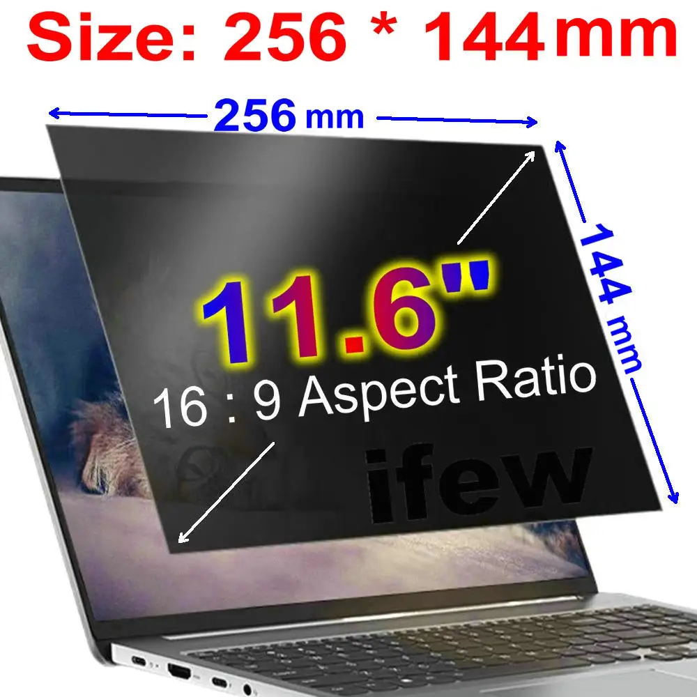 Laptop Privacy and Anti-Glare Screen Protector Film