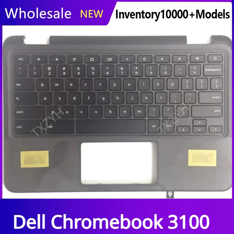 

New Original For Dell Chromebook 3100 Laptop C Shell Keyboard Upper Palmrest Cover Palm Rest Frame Case TK87M 0TK87M