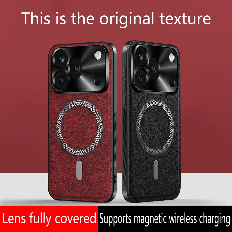 Premium Business Magnetic Leather Ultra-Thin Anti-Drop Case - Shockproof Protection Cover