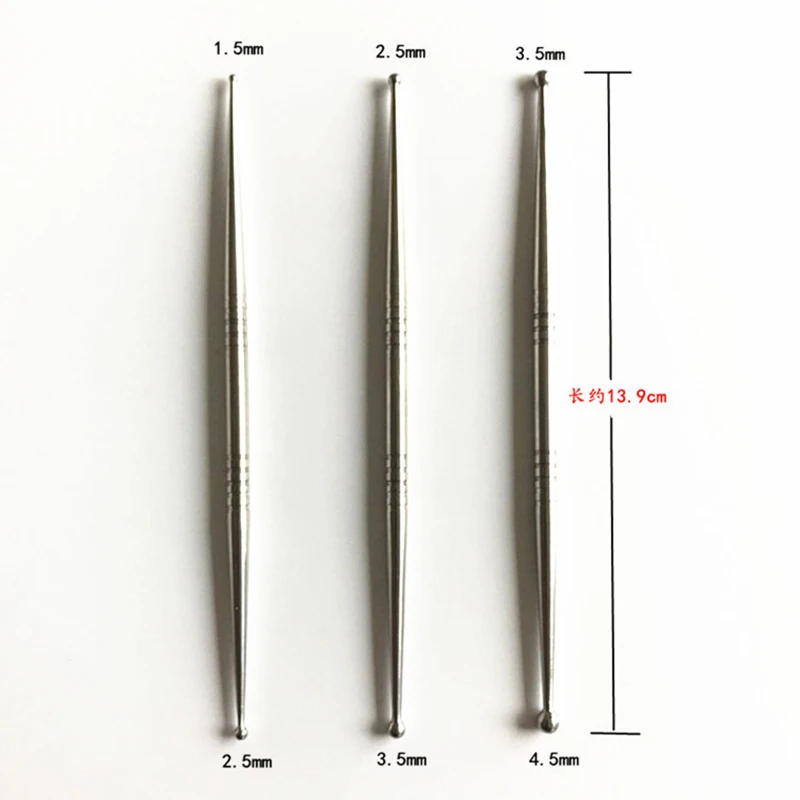 3pcs/set Carving Tools Stainless Steel Pottery Clay Double Head Sculpture Pottery Model Tool Set Model Clay Sculpting Tools pottery tools clay sculpting tools pottery sculpting tools clay craft tool
