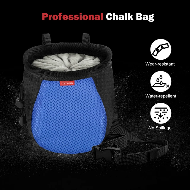 Cinturón de almacenamiento de polvo de magnesio para gimnasio, bolsa de  tiza antideslizante para escalada, gimnasia, levantamiento de pesas, equipo  de escalada - AliExpress