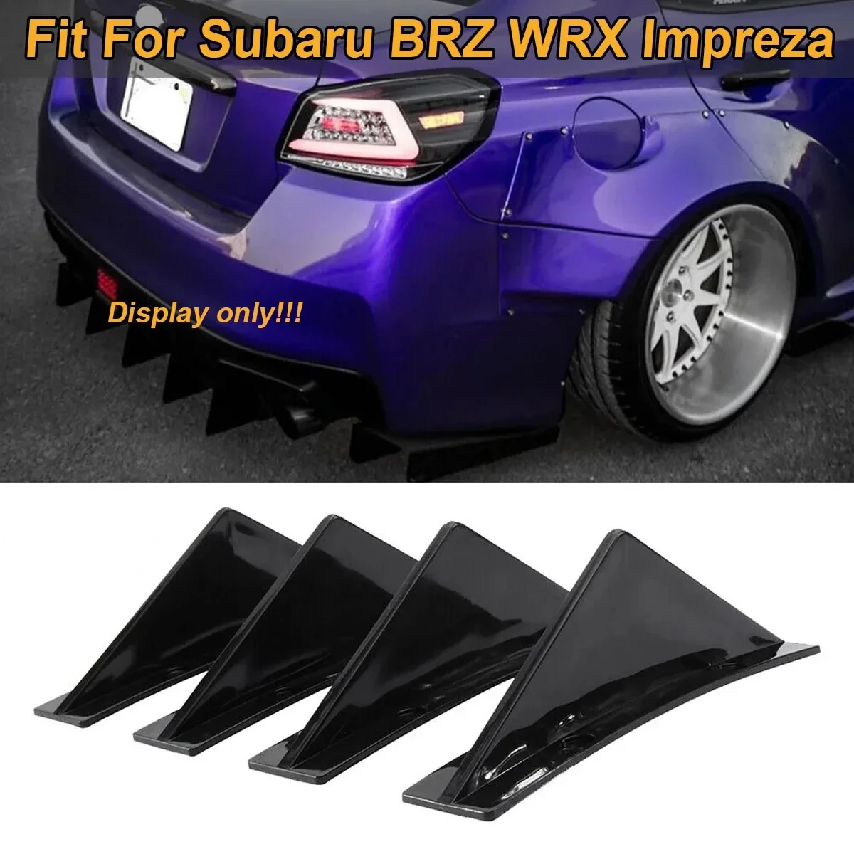 【ORACAL ステッカー】スバル インプレッサ STI BRZ WRX リアスポイラー ウイング ステッカー 黄色 ORACAL 651 オラカル オーカル リアウィング スポイラー スバル WRX STI インプレッサ BRZ レガシィ