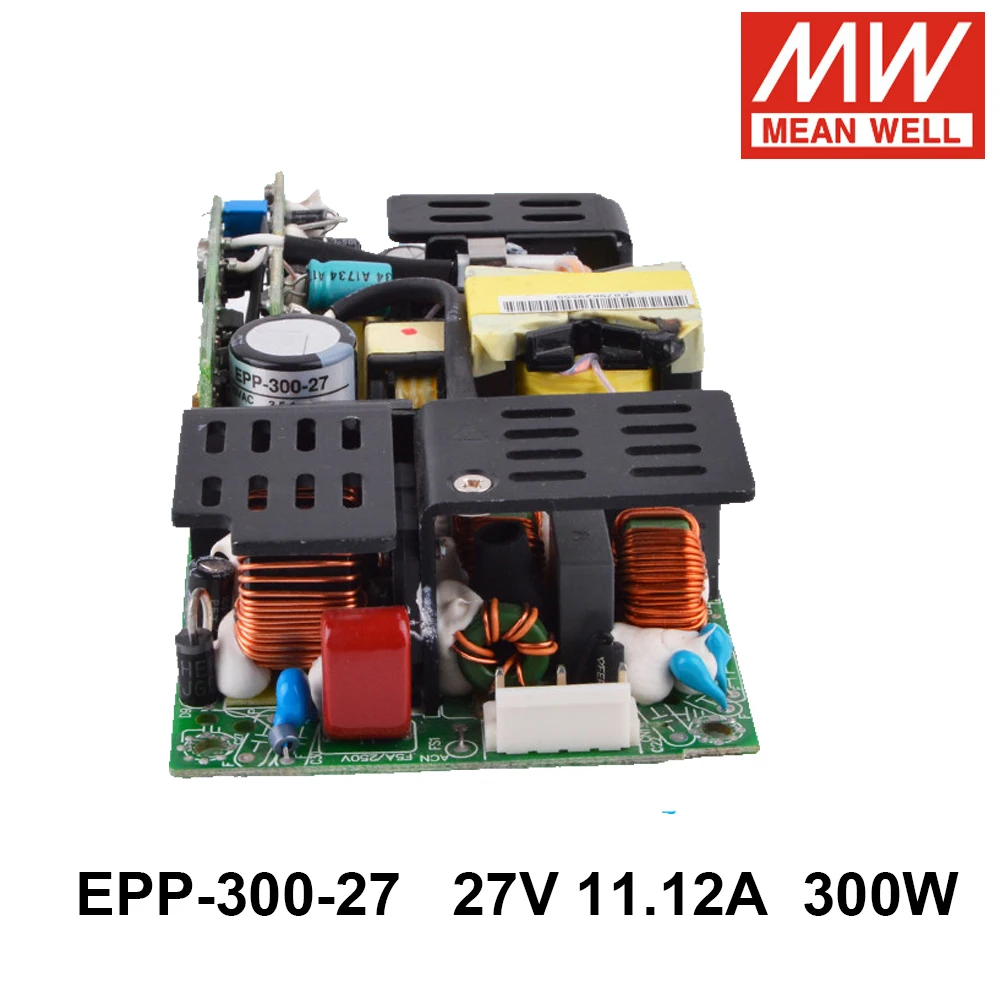 

Mean Well EPP-300-27 110V/220V AC TO DC 27V 11.12A 300W Open Frame Single Output Switching Power Supply Meanwell PFC Driver