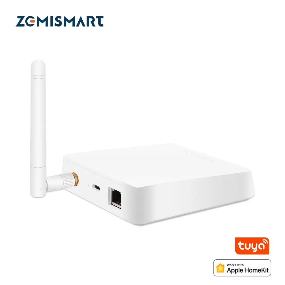 Zemismart-airies Zigbee avec support d'antenne, HomeKit Home App Linkage, Tuya Zigbee Forters, Siri Zones, Epod Bridge Gateway