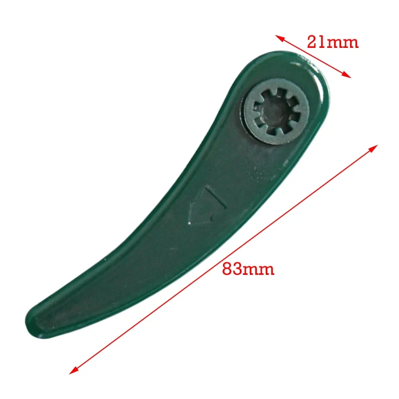 100Pcs Plastic Grass Trimmer Blades Replacement Blade For Bosch ART 26-18Li ART 23-18 Li Lawn Mower Gardening Accessories
