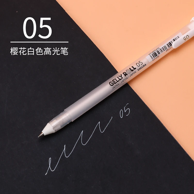 Sakura Gelly Roll Gel Pen White Color 0.5 mm 0.8 mm 1.0 mm Japan -  AliExpress