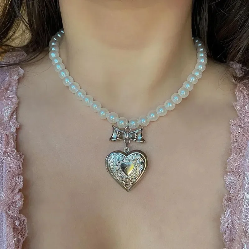LOTSYOU★韓国★人気★lotsyou_ Heart candy pearl necklace LOTSYOU☆韓国☆人気☆lotsyou_ Heart candy pearl necklace